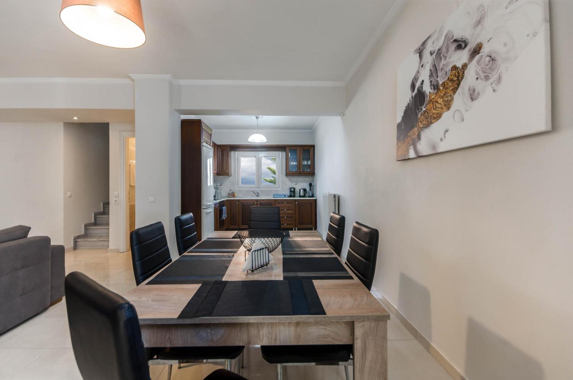 Ferienwohnung Διωροφη Μεζονετα-2Km Απο Το Κεντρο-Iliana House Alepou Exterior foto
